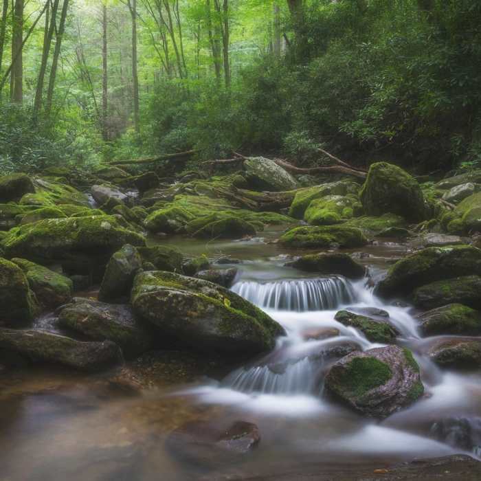 Near Shining Rock via Big East Fork Near Shining Rock via Big East Fork