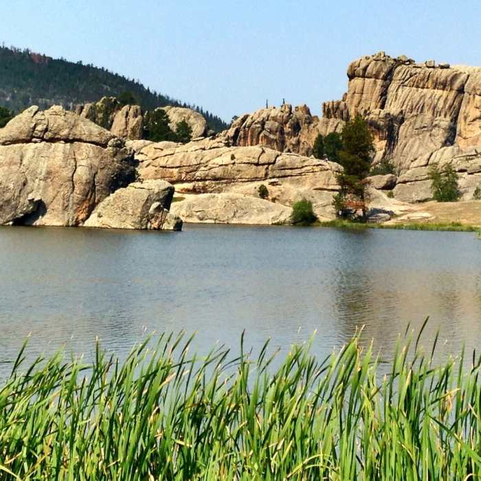 Sylvan Lake is beautiful! Near Sylvan Lake Shore Trail