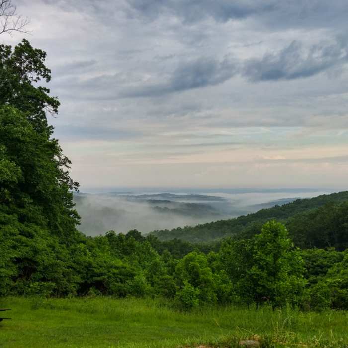 Brown County State Park Overlook. Near Schooner Trace-Walnut Loop