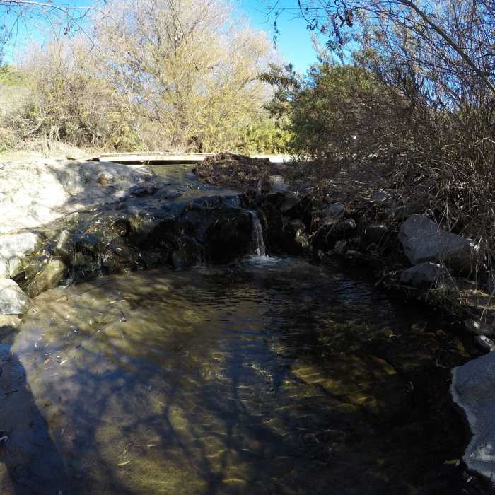 Waterfall on wood canyon trail. Near Aliso Wood Canyon 20-Mile Loop