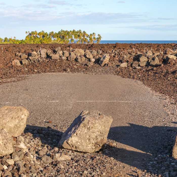 Near Keawaiki Bay Lava Trail Near Keawaiki Bay Lava Trail