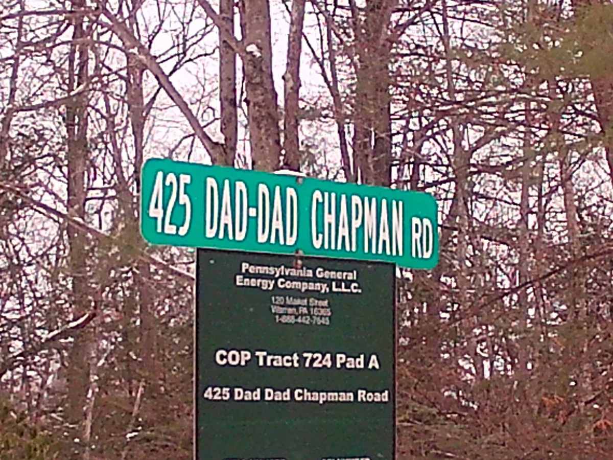 Dad Dad Chapman Road trail photo