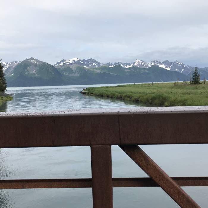 Trail overlooking Tocina Point. Near Tonsina Point Out and Back