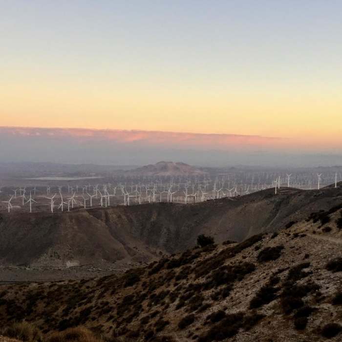 Near Tehachapi Pass Ridge Climb