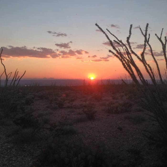 A high desert sunset along Worm. Near Tour de Lost Dog