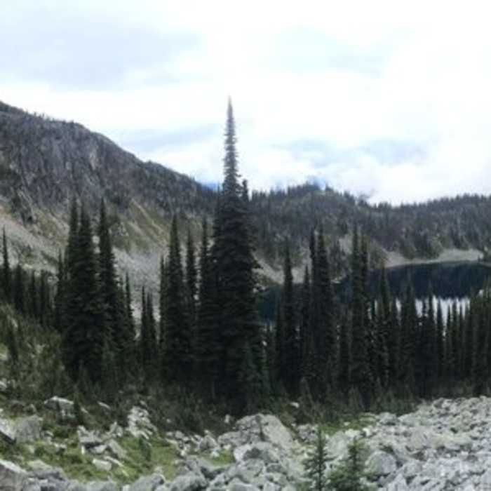 Near Eva, Jade, and Miller Lakes