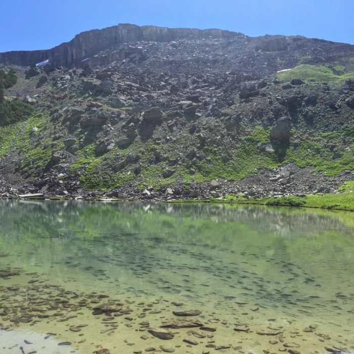 Near Paintbrush Canyon to Sunset Lake