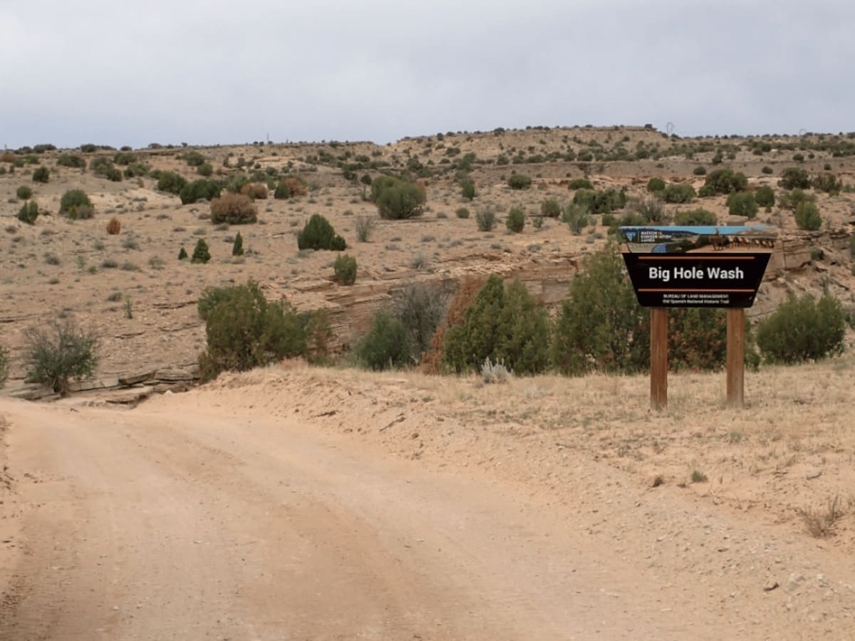 Big Hole Wash trail photo