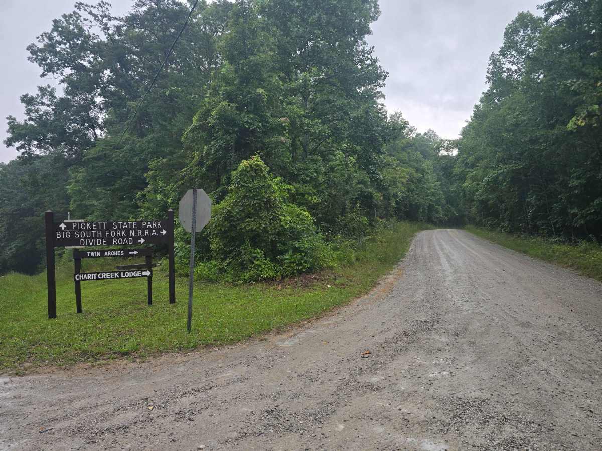 Divide Road trail photo