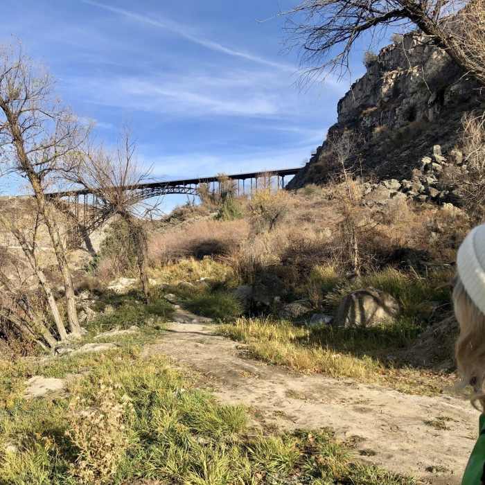 Middle section of the trail Near Snake River Canyon Rim Trail