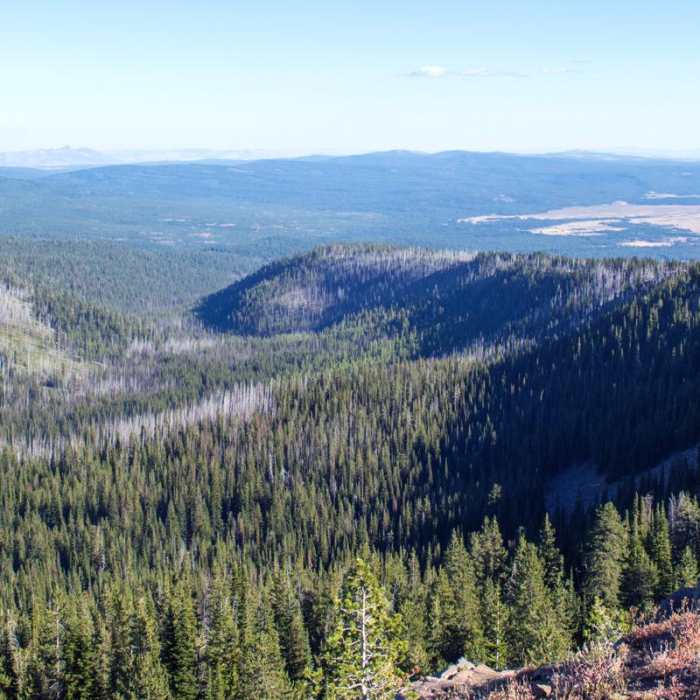 Near Slide Lake via High Lake