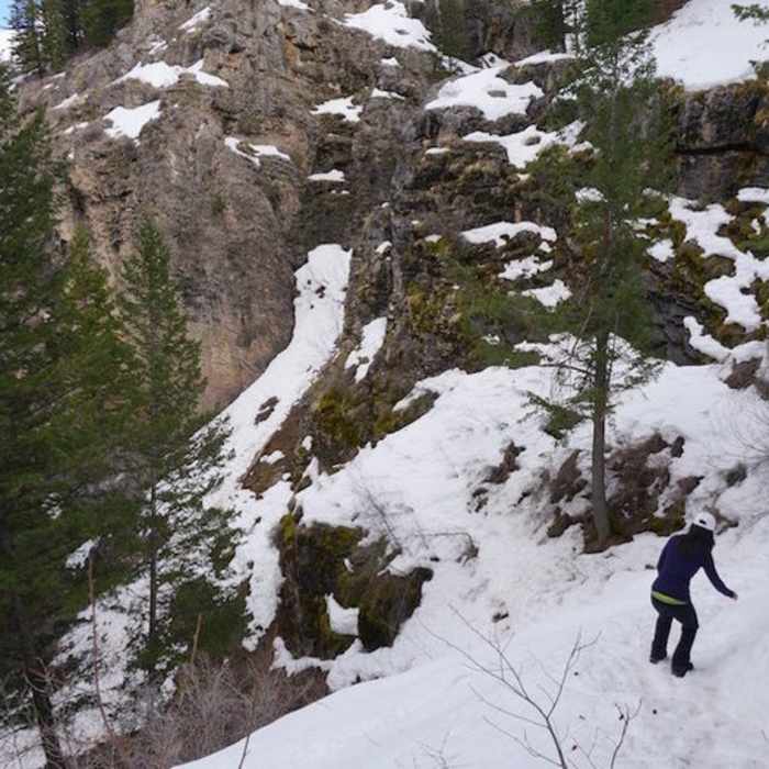 Very steep at times. Near Crimson Trail