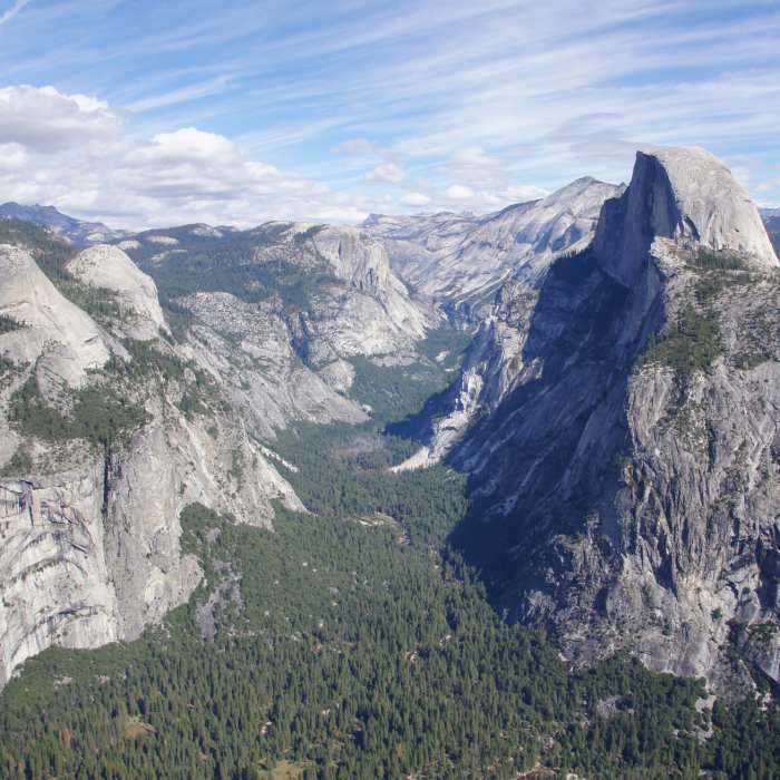 Glacier Point view. Near Four Mile Trail