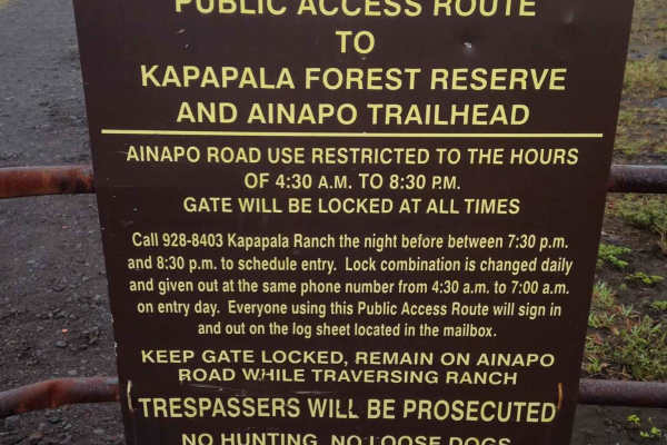Ainapo Road