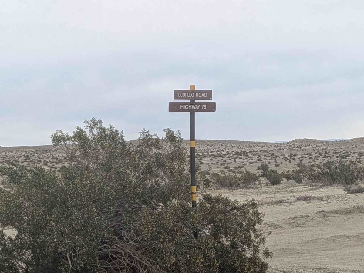 Ocotillo Trail Road trail photo