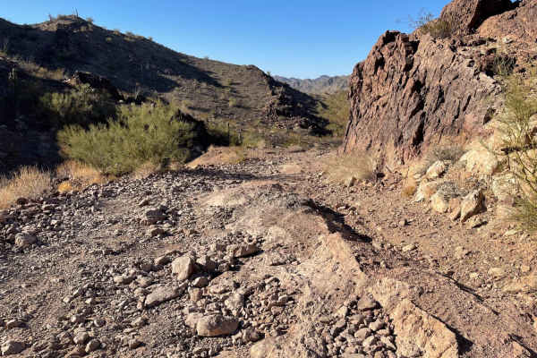 AZ Peace Trail Preacher Pass Cutover Back to Main Trail