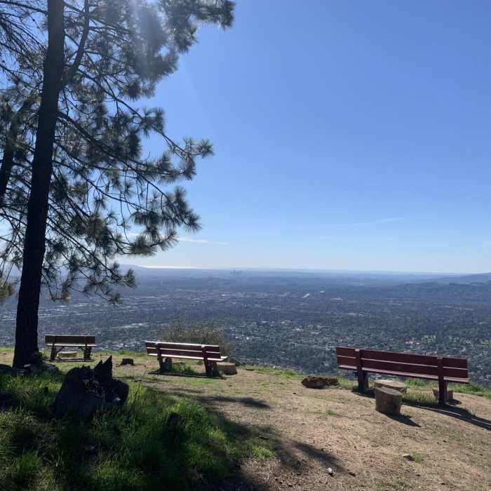 Near Eaton Canyon to Mount Wilson