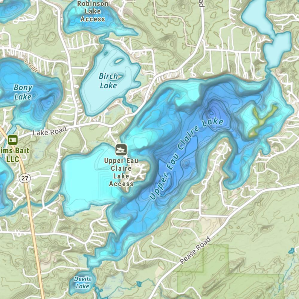 Upper Eau Claire Lake photo