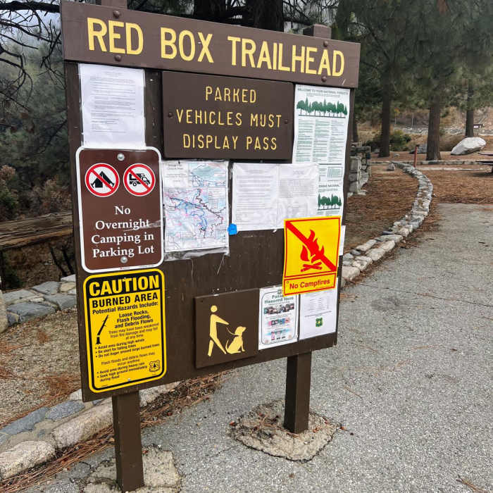 Near Mount Wilson Trail to Red Box