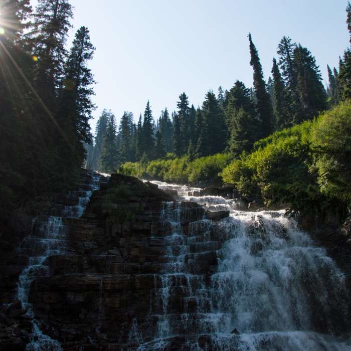 Near Florence Falls from Gunsight Pass Trailhead
