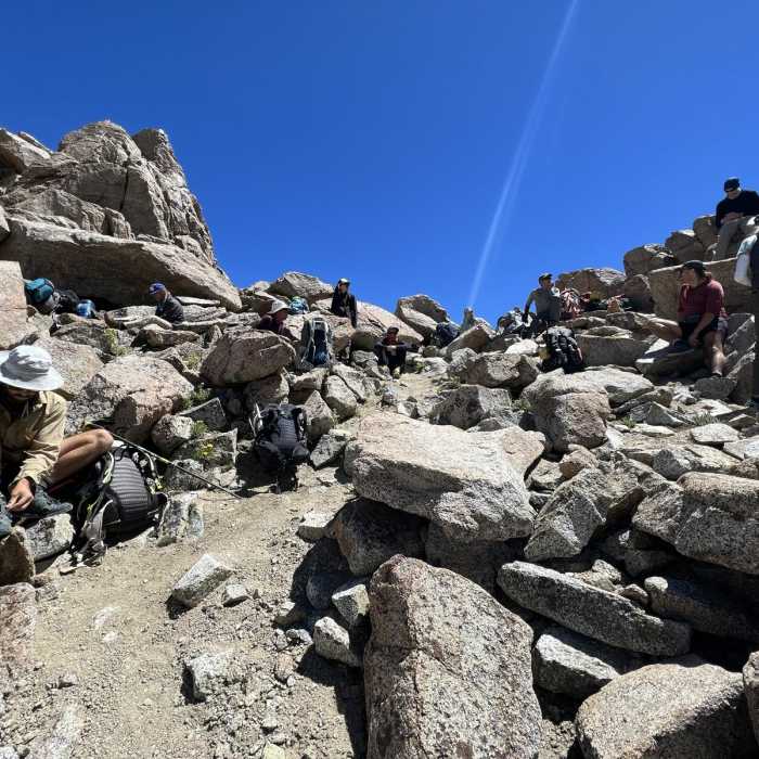 Near Lamarck Col to Piute Pass Loop