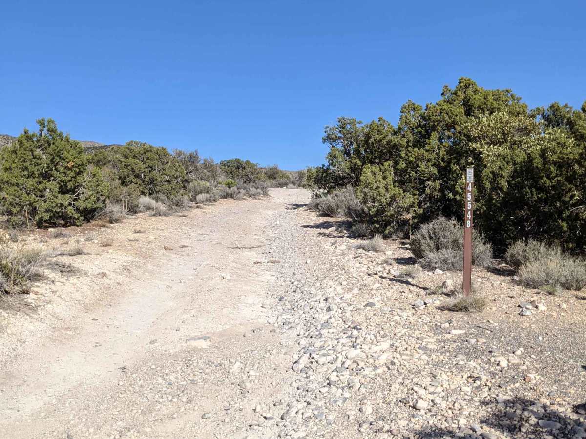 Pahrump to Mountain Springs trail photo