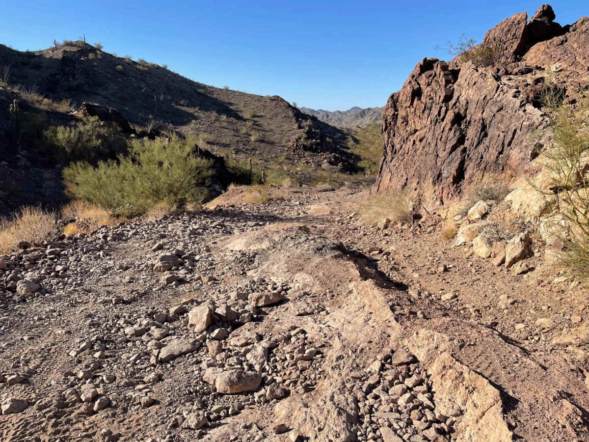 AZ Peace Trail Preacher Pass Cutover Back to Main Trail trail photo