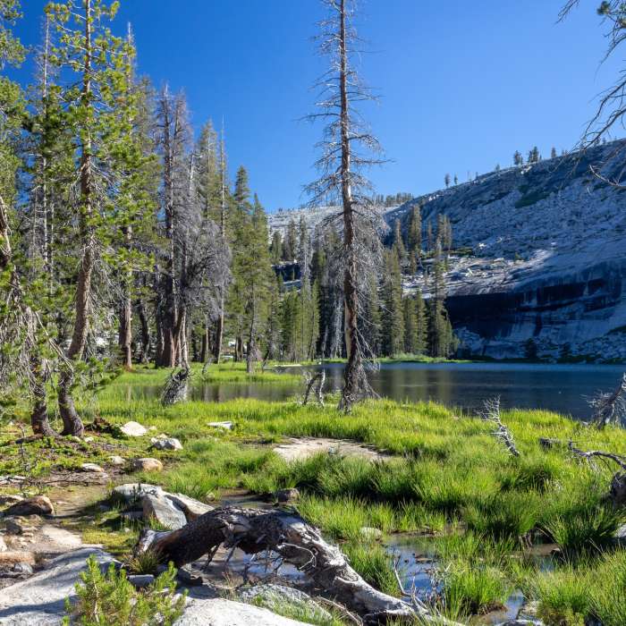 West side of Royal Arch Lake Near Royal Arch and Buena Vista Lake Trail