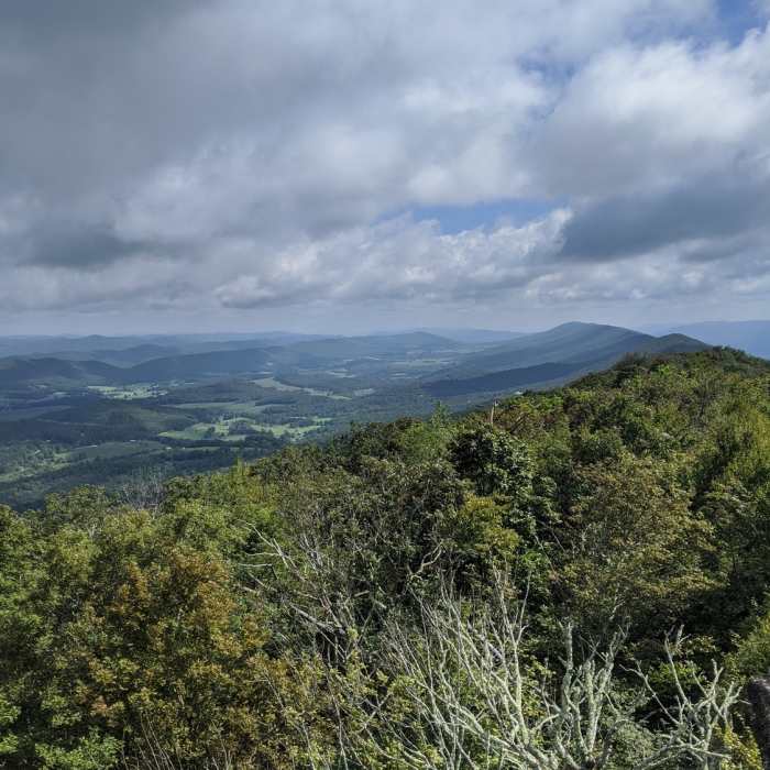 View from Hanging Rock Raptor Observatory. Near Hanging Rock Raptor Observatory