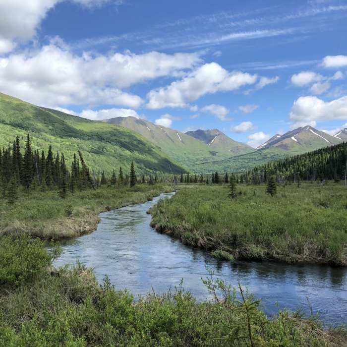 Near Resurrection Pass Trail
