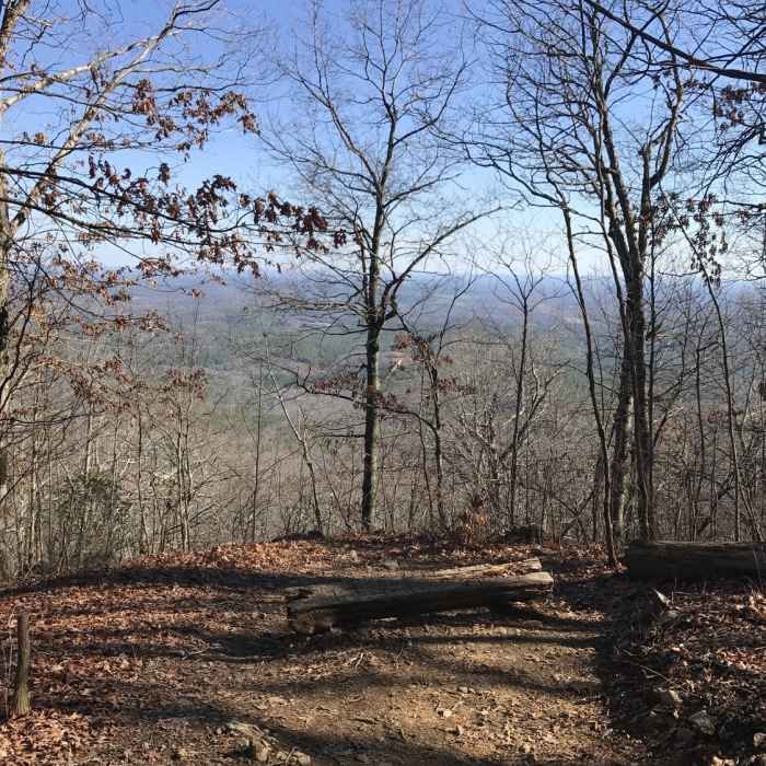 Enjoy spectacular views of the surrounding North Georgia mountains along the race. Near Hike Inn Lodge Trail