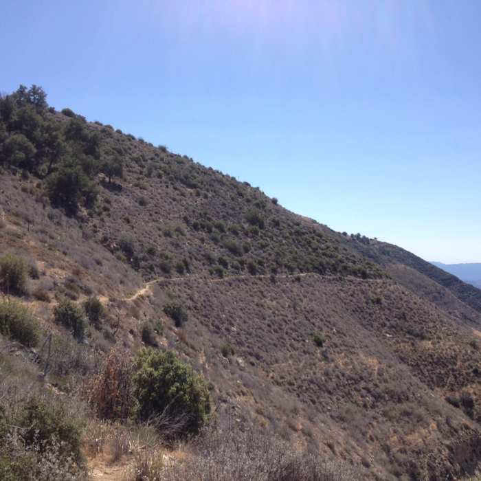 Near Little Pine Mountain via Santa Cruz Trail
