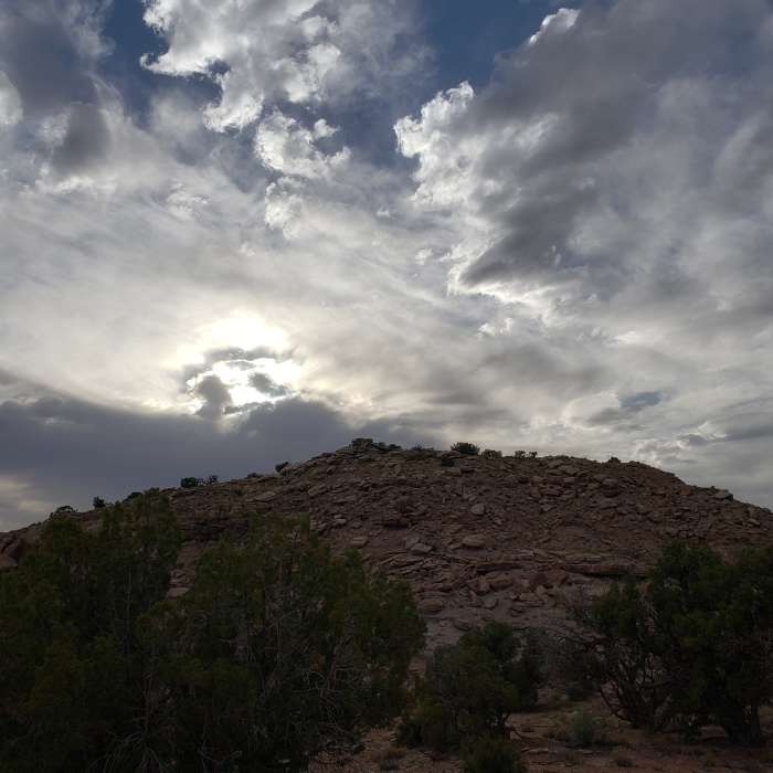 Near the highpoint of the run, about mile 9.3 Near Kokopelli Trail: Cisco to Westwater