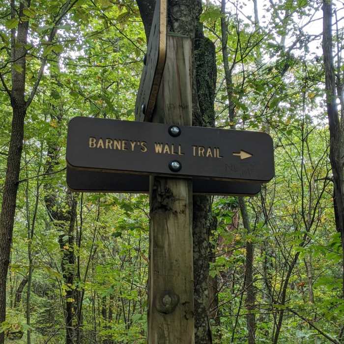 Near Barney's Wall Trail #13A