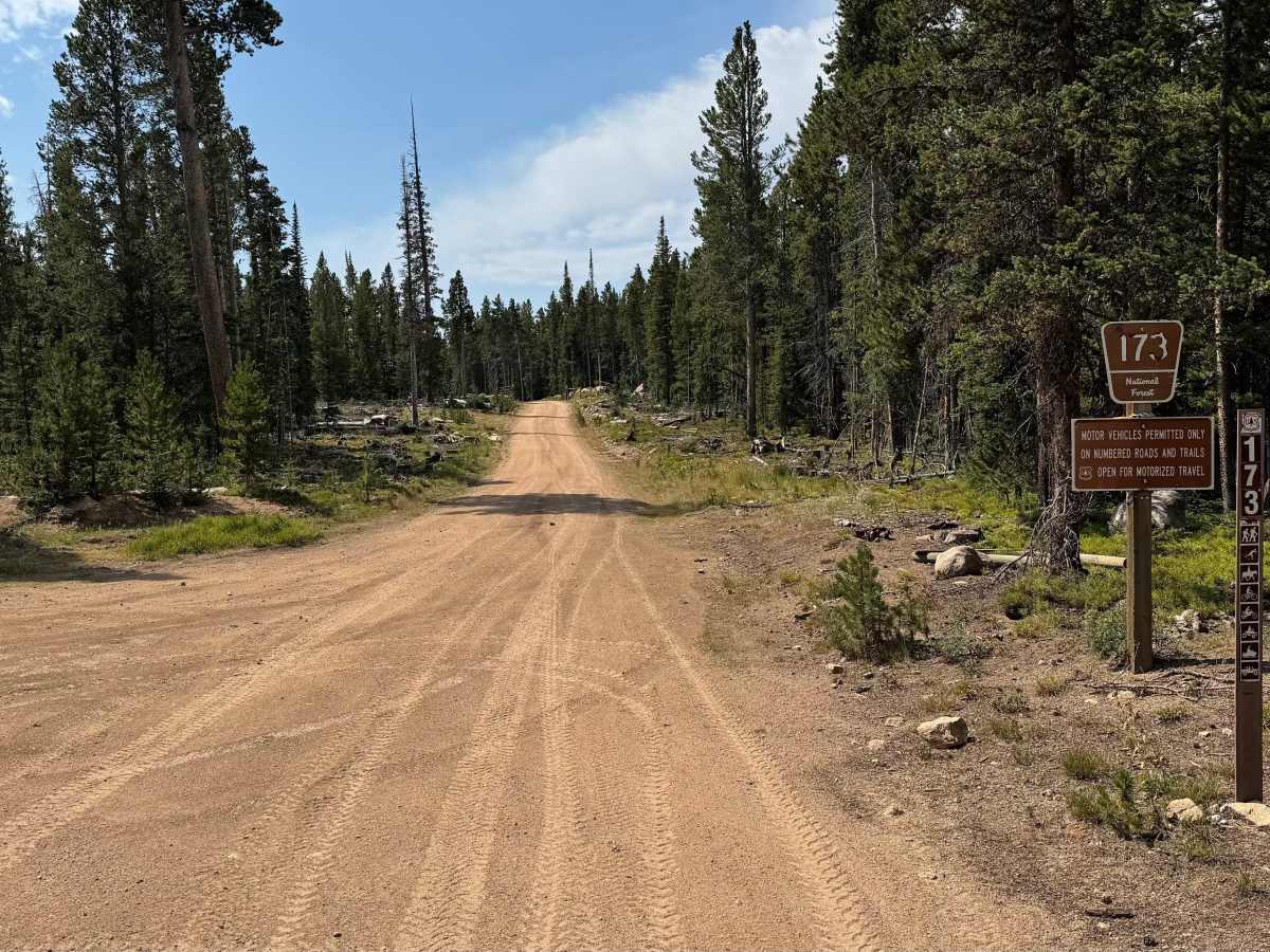Roaring Creek Road trail photo