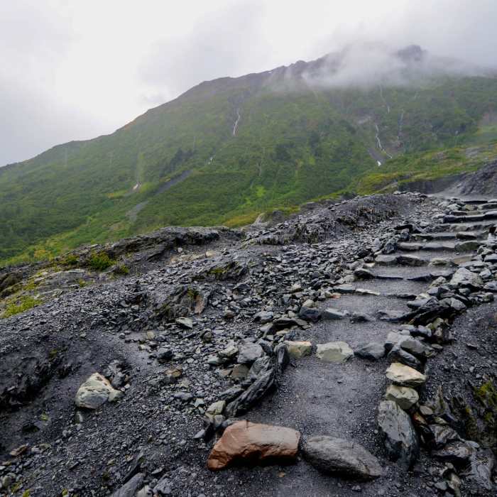 Near Edge of the Glacier Trail