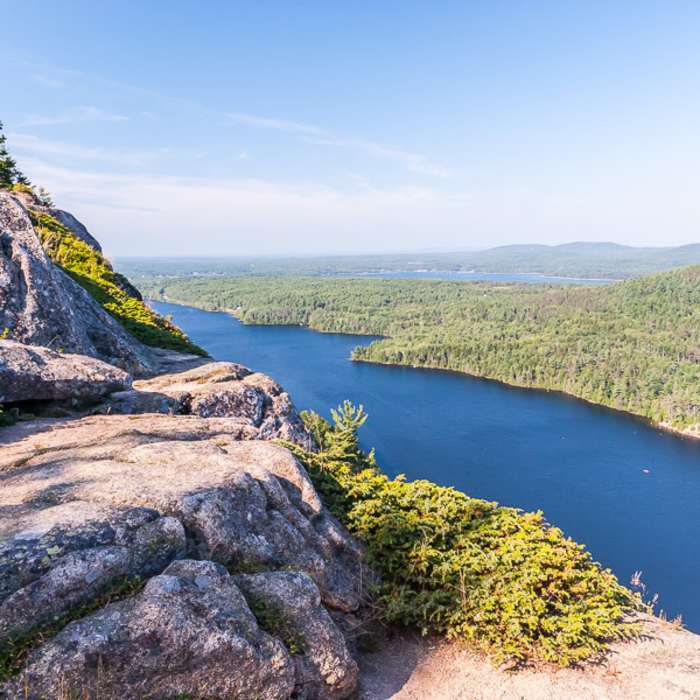 Views of Long Pond from Beech Mountain Near Beech Mountain Trail