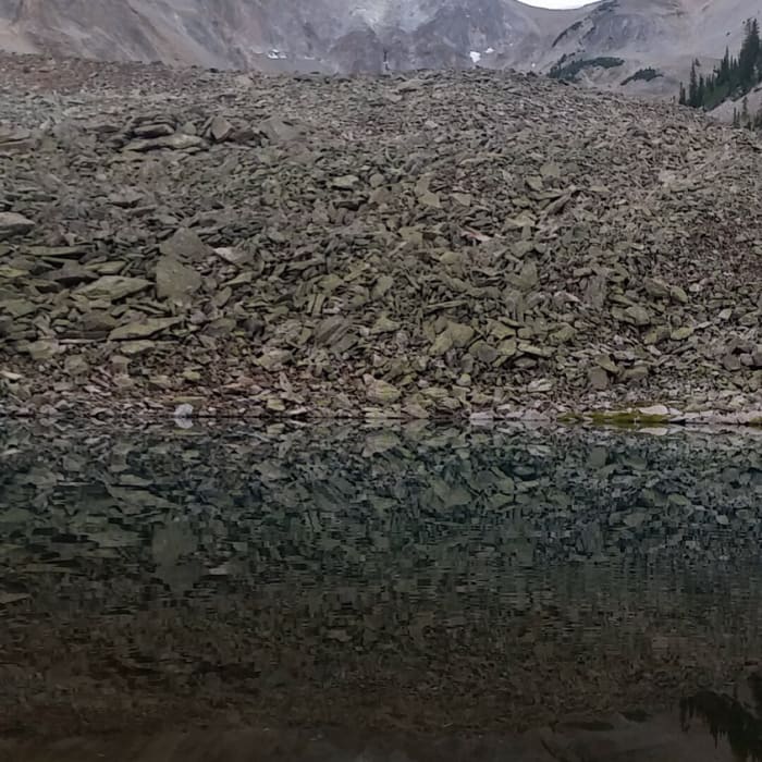 This is off a little trail coming from campsite 11 if I remember correctly. Near Thomas Lakes