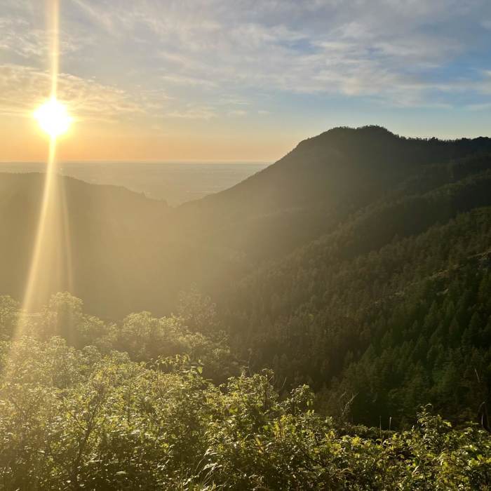 Near Mount Rosa via Cheyenne Canyon