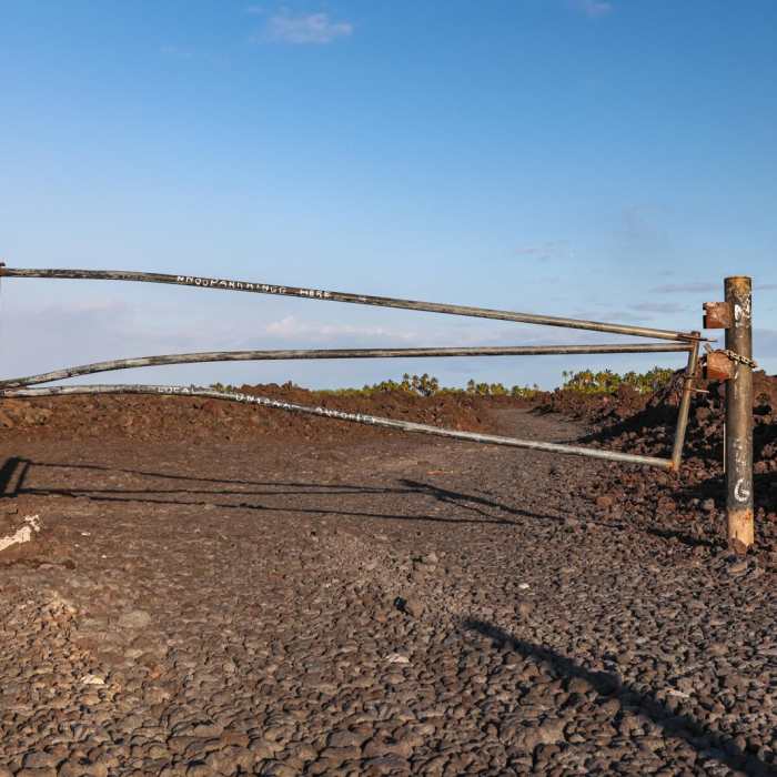 Near Keawaiki Bay Lava Trail Near Keawaiki Bay Lava Trail