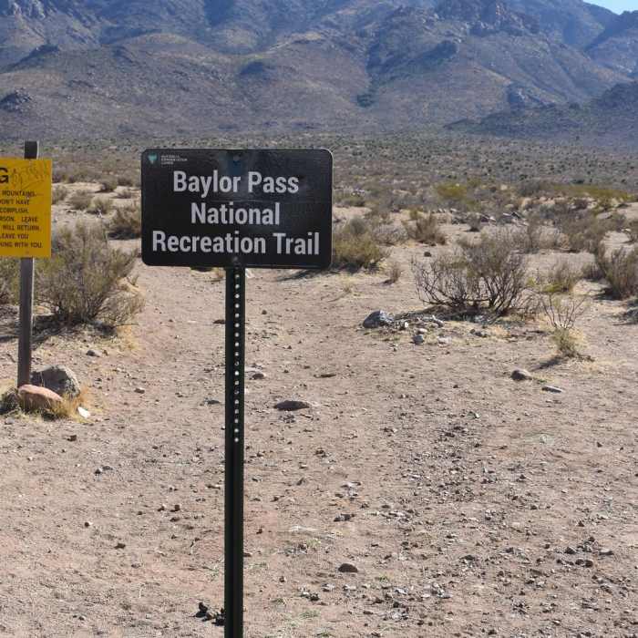Near West Baylor Canyon Trail