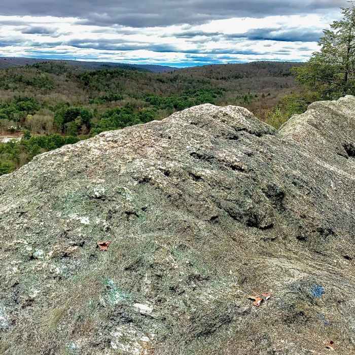 Black Rock from the top. Near Black Rock Loop