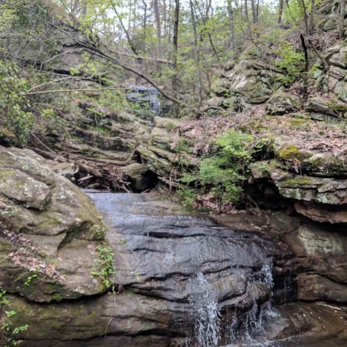 "High" Falls Near Boulder Gorge Loop