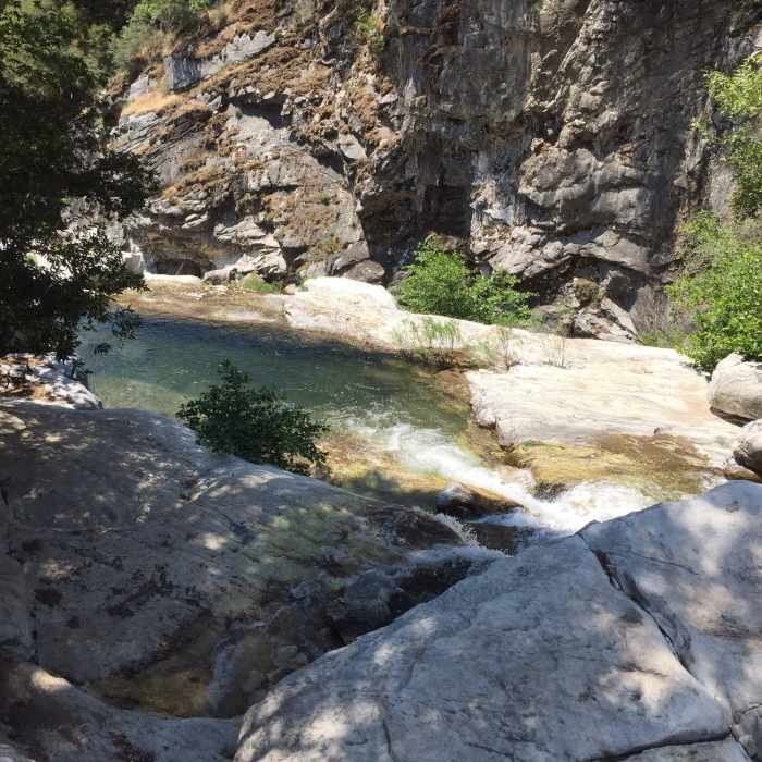 We are here... Near Marble Falls Trail