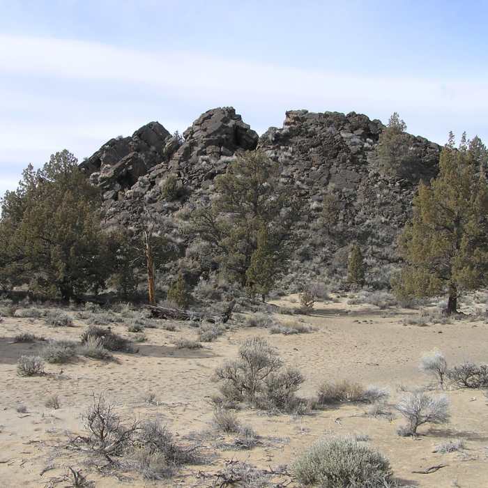 Badlands Rock (02-28-2017) Near Dry River/Badlands Rock Loop