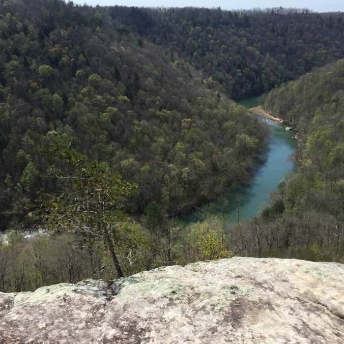 Near Angel Falls Overlook to Grand Gap Loop