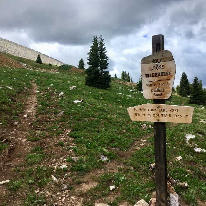 Near New York Mountain to Nolan Lake to Peter Estin Hut