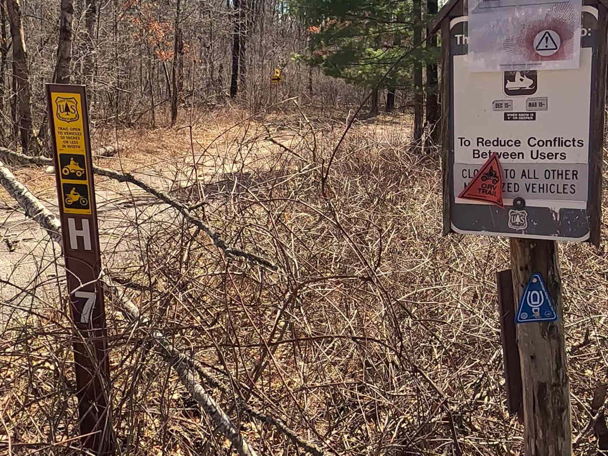 Alcona County Trail - ORV H7 trail photo