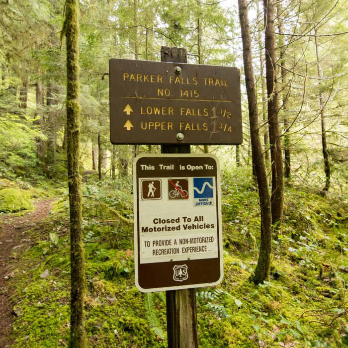 Near Lower + Upper Parker Falls