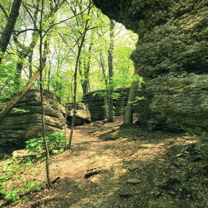 Near Burr Oak Woods Dumbell Loop